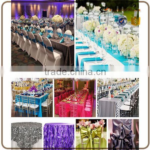 Chinese wholesale style satin sheer table runner