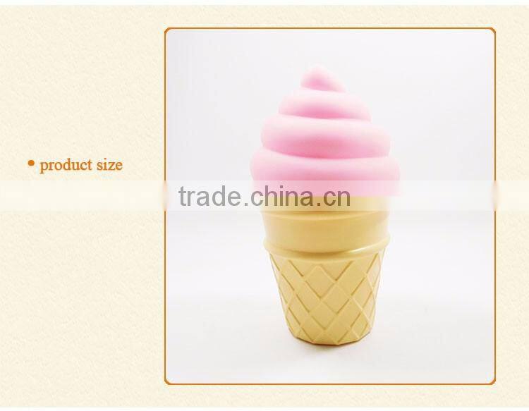 Portable Cute Colorful Ice cream Night Lights for baby Night