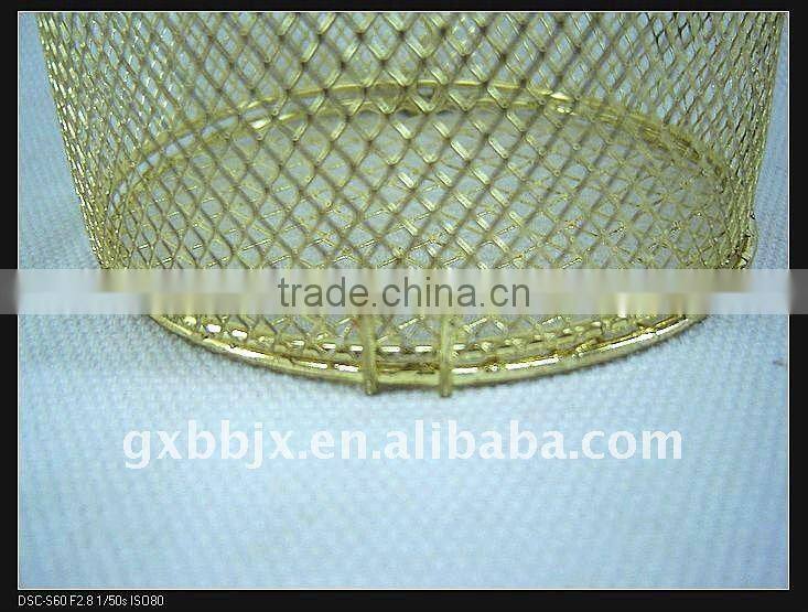 Gold iron wire decorative small mushroom craft