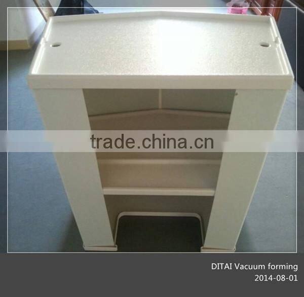 Customized thermoforming plastic promotional display unit