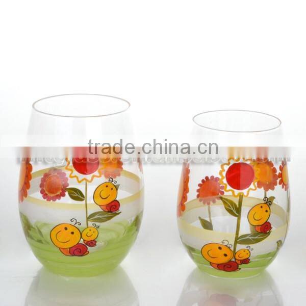 Handmade hand flower design paint luxury dinner set