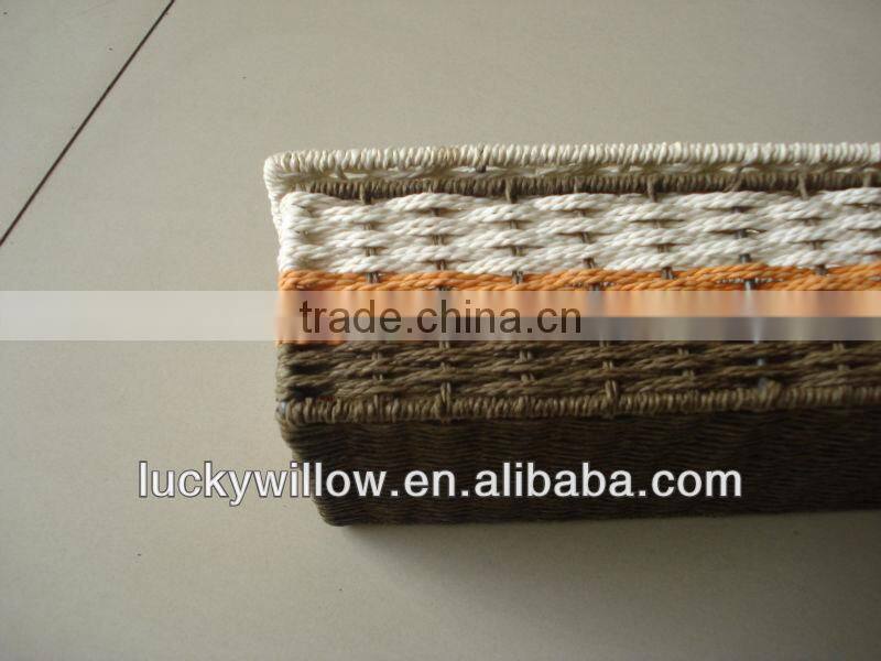 fashin creative tissue box made by paper string(manufacture)