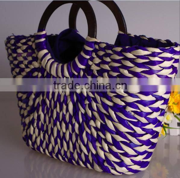 fashion corn skin beach bag