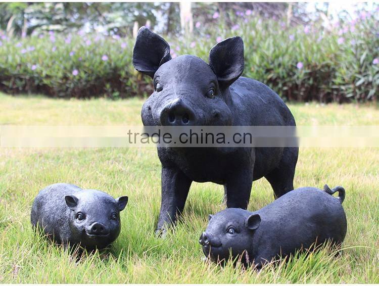 Garden jungle wildlife fiberglass silverback gorilla statue