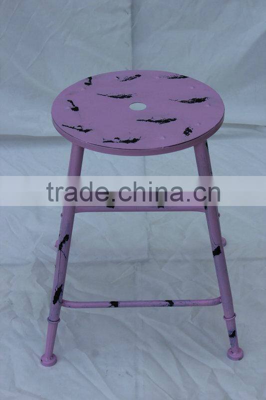 Metal chair for dining