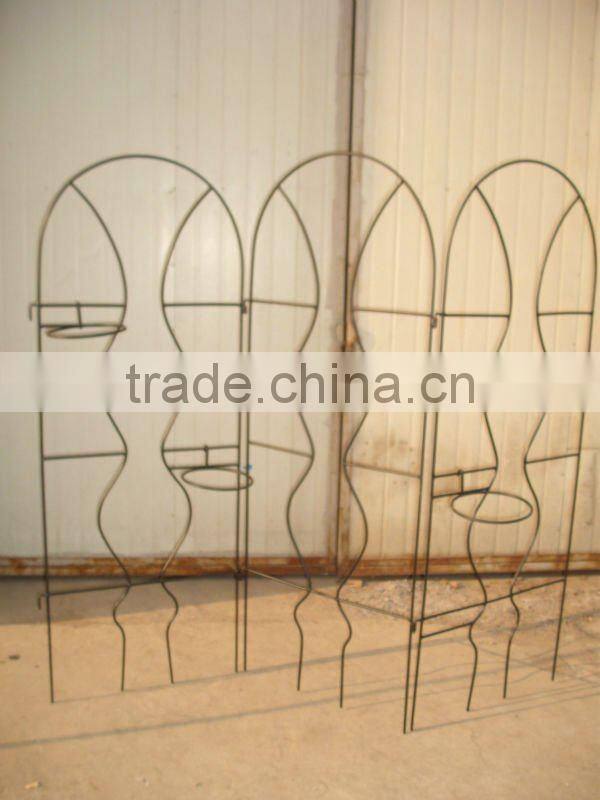 wrought iron trellis