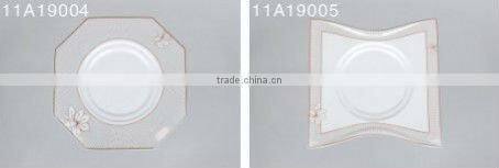 15PCS hotel white ceramic dinnerware set tableware set