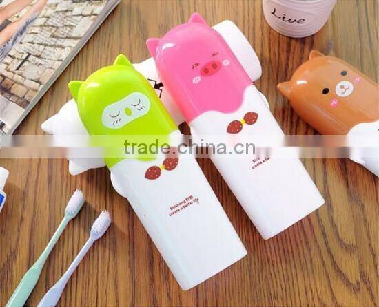 wholesale portable cartoon travel toothbrush case toothbrush box toothpaste box mouthwash bottle