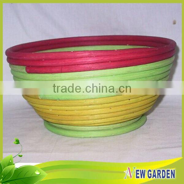 Creditable partner High quality latest design flower basket made of rattan