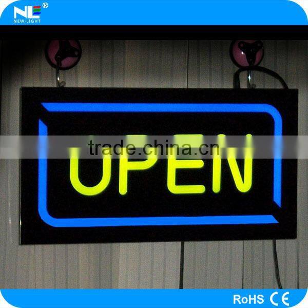 new innovative products led open sign , led resin sign ,outdoor led sign for shop restaurant