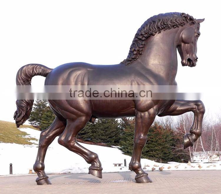 large outdoor copper life size brass bronze horse statue