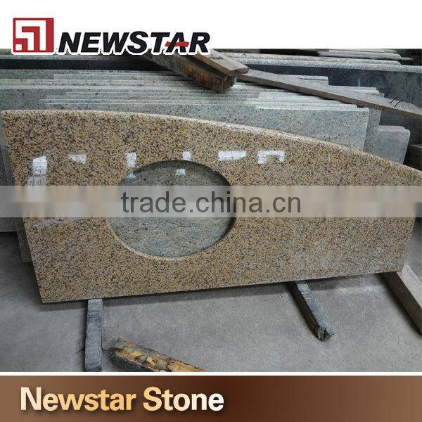 Newstar Hotel Bathroom Beige Precut Granite Vanity Tops