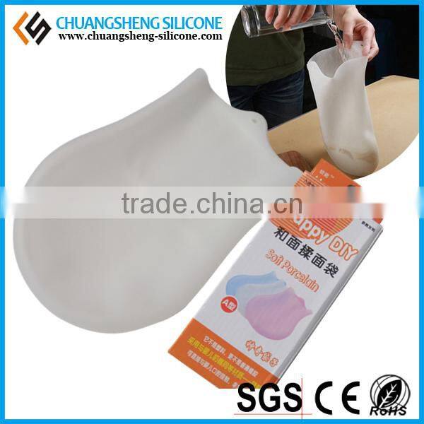 FDA grade silicone kitchen dumplings powder mixing bag