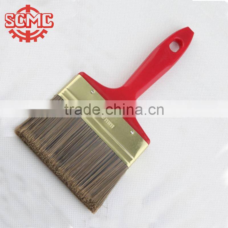 plastic handle copper coated mixed bristle paint brush