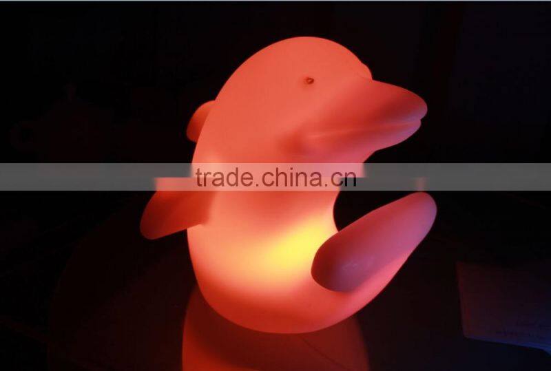 yollow color led lighting decoration duck for kids playing