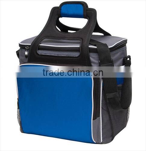 High quality large insulated picnic lunch cooler bag with EVA handle, travel insulated cooler bag