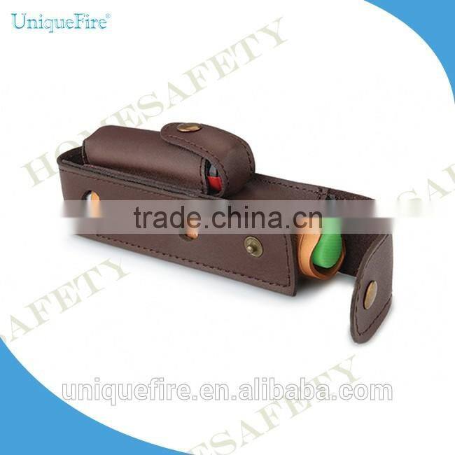 Unique Fire gem jade jewelry testing yellow light aluminum rechargeable led Flashlight