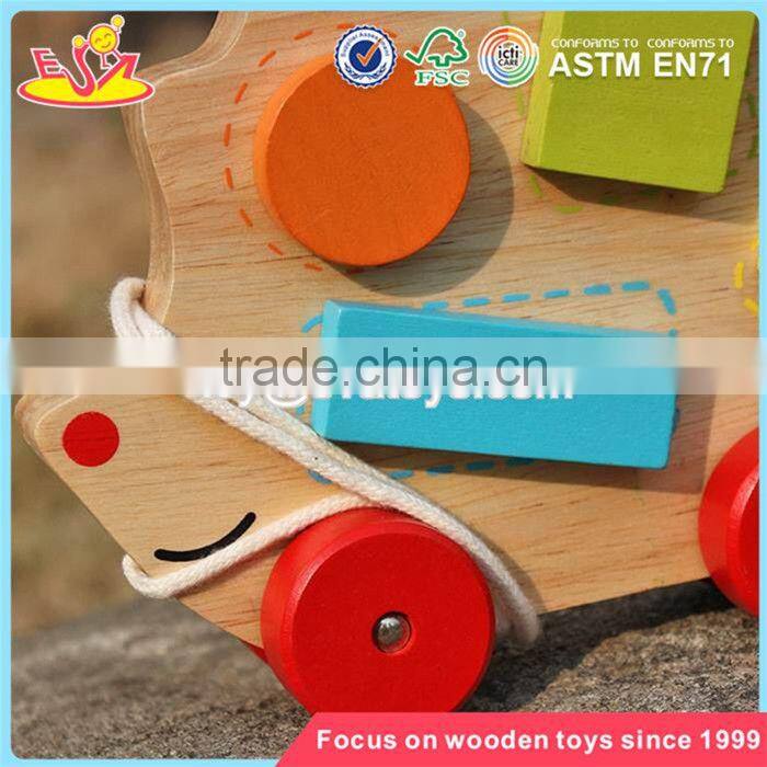 wholesale children animal toys wooden magnetic blocks top fashion kids wooden magnetic blocks W05B133