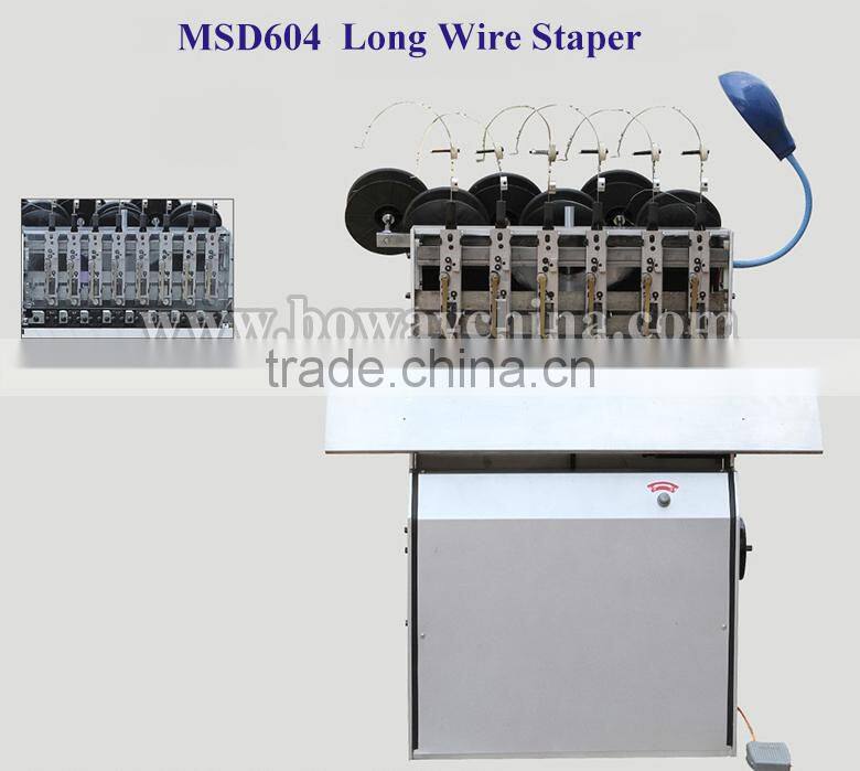 MSD604 flat and saddle stitching electric book stapler