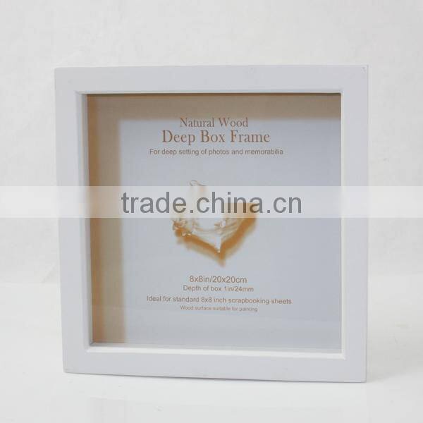 2016 new design wooden picture photo frame, top sale wooden picture photo frame W09A022