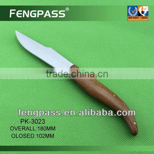 stainless steel hunting knife (71-1-124)