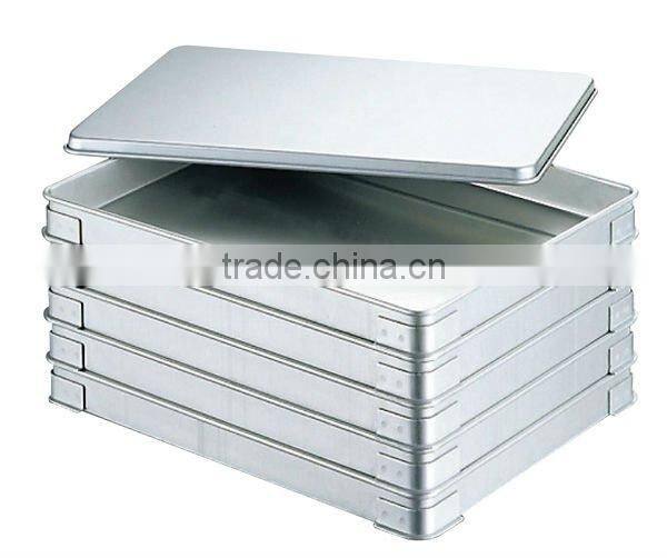 Anodized Aluminum Dumpling tray and lid