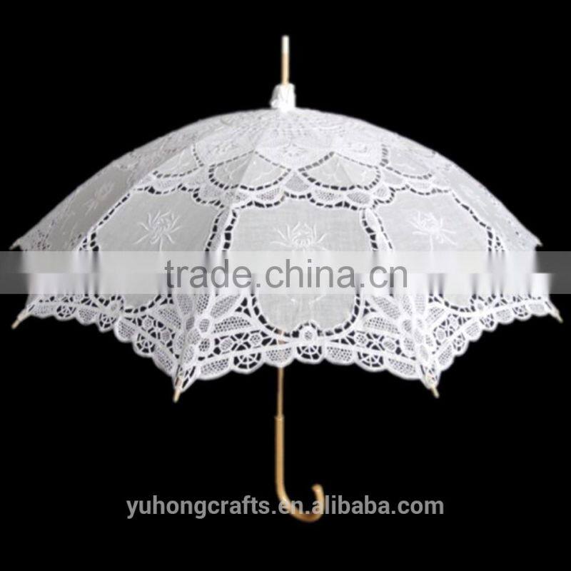 White lace parasols wholesale