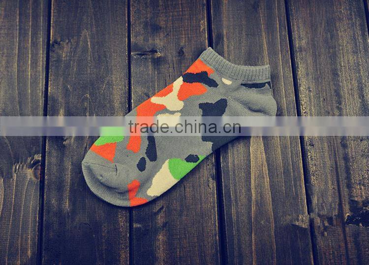 Top Sale Men's Boat Socks Camouflage Socks Customized Fashion Socks