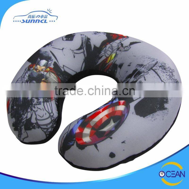 Customized Cartoon Pattern Kids Travel Neck Pillow