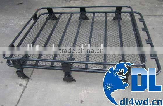 180CM Steel Powder Coating Auto Cargo Rack Land Cruiser Roof Carrier 4x4 For Toyota Body Kit