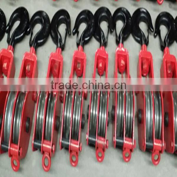 Generel heavy duty hook type snatch triple pulley block