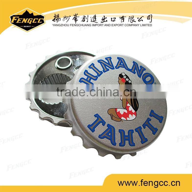 High Quality Promotion Round Magnet Beer Bottle Opener