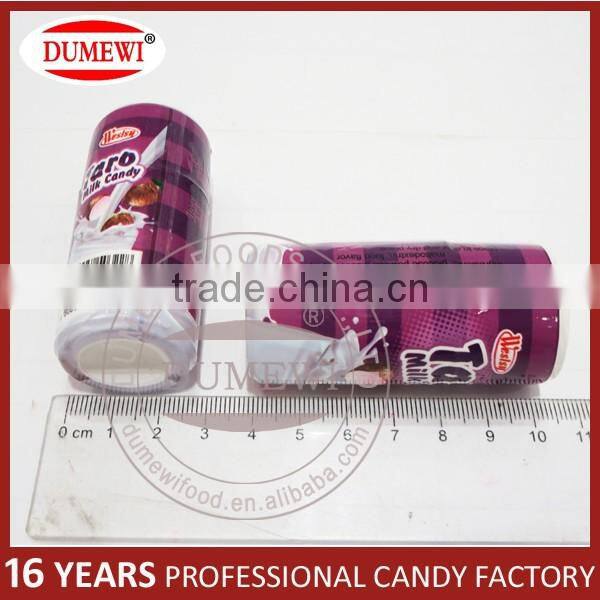 Bottle With Taro Flavored Pressed Sweets Glucose Candy