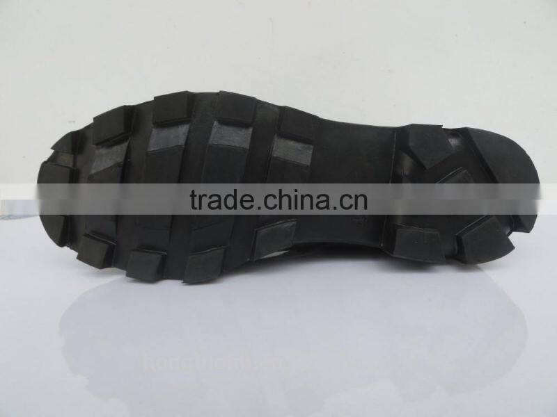 Army boot with molded sole