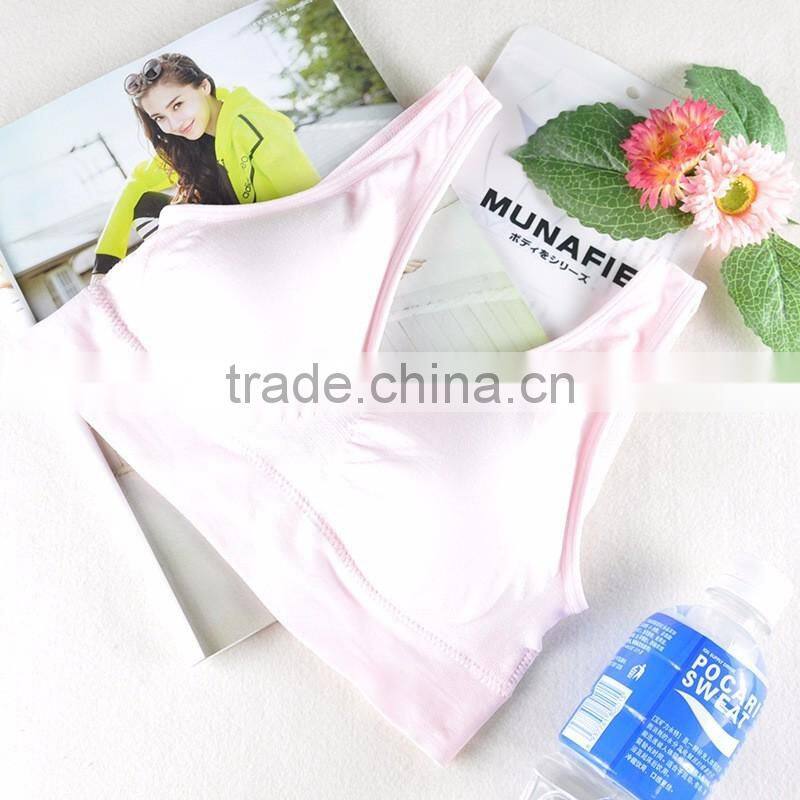 Latest design ladies sexy munafie sports bra