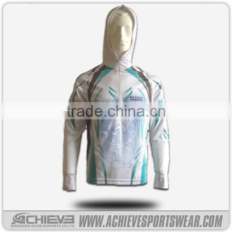 Custom made sublimation fishing shirts quick dry fishing jersey sportswear fishing shirts