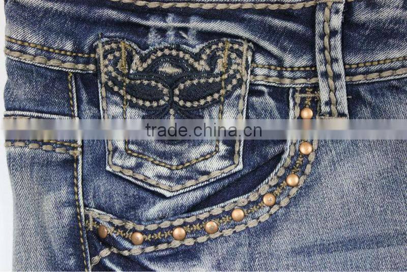 Good quality jeans back pocket embroidery designs