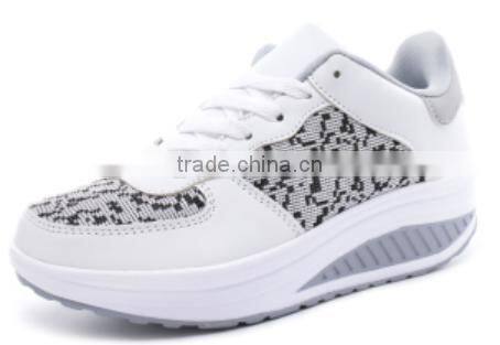Fitness Swing Shape Up Shoes Wedge Women Walking Casual Shoe Stock Wholesale
