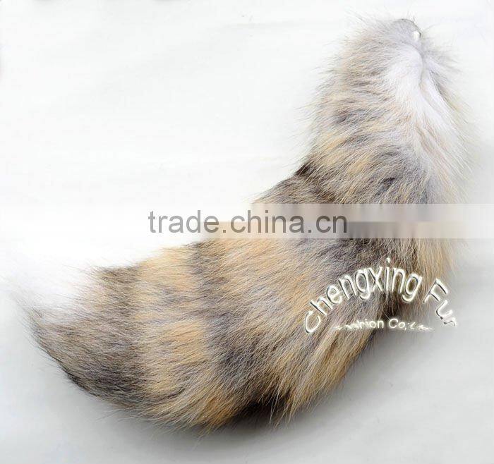 CX-R-21 Cute Fox Fur Tail Cheap Key Chain