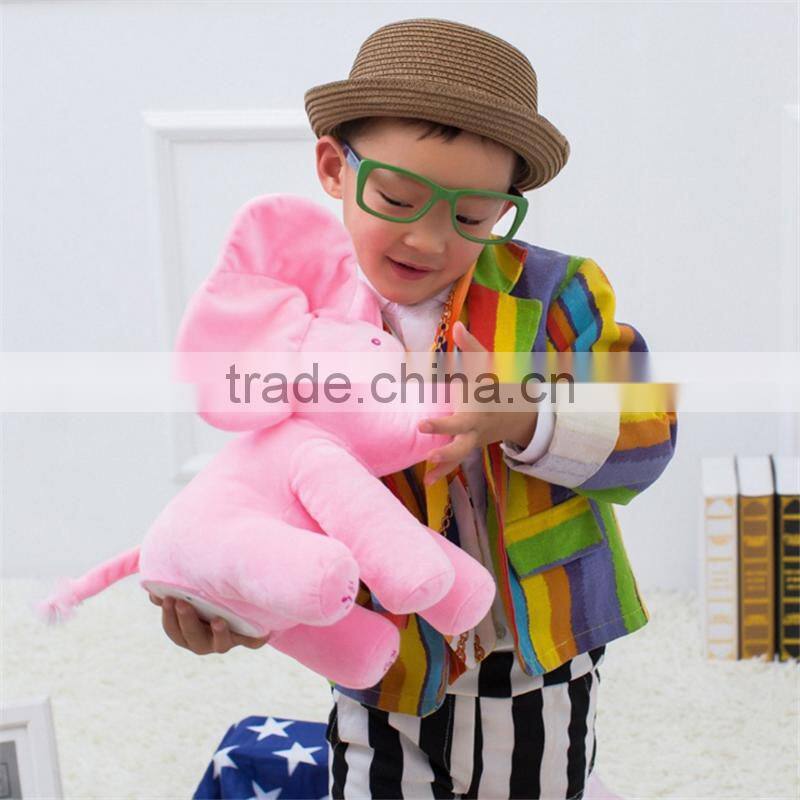New arrivel t plush elephant electric musical elephant doll plush elephant with moving ear