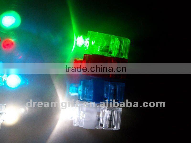 2012 hot party items laser finger ring flashing party gift