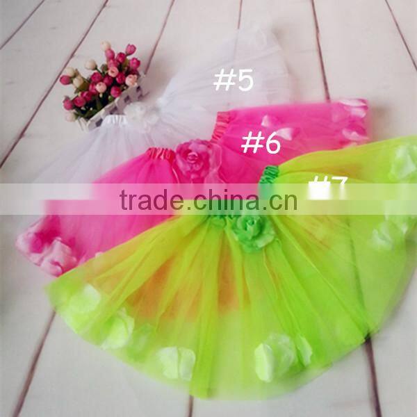 kids princess tulle tutu skirts baby girls puffy fairy tutu