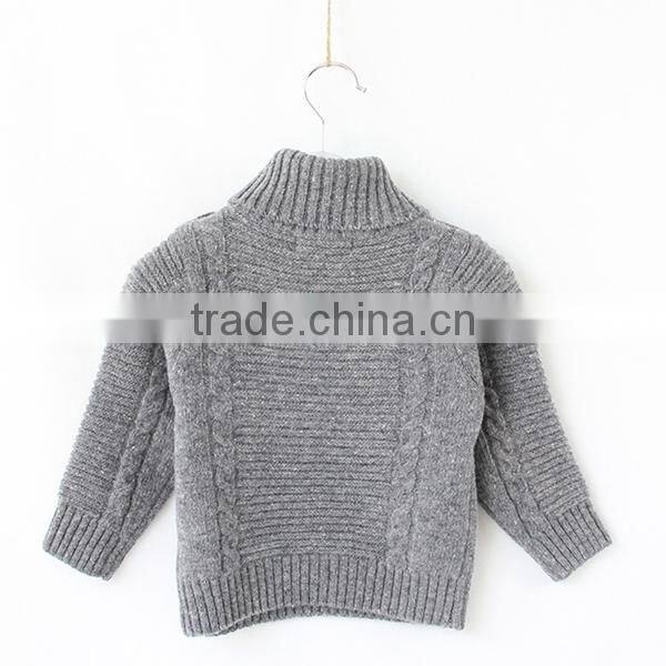 Korean style knitted baby woolen sweater thick pullover