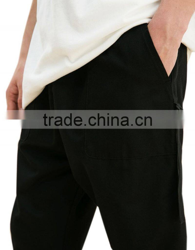 Latest fashion design zipper bottom mens pants crotch pants