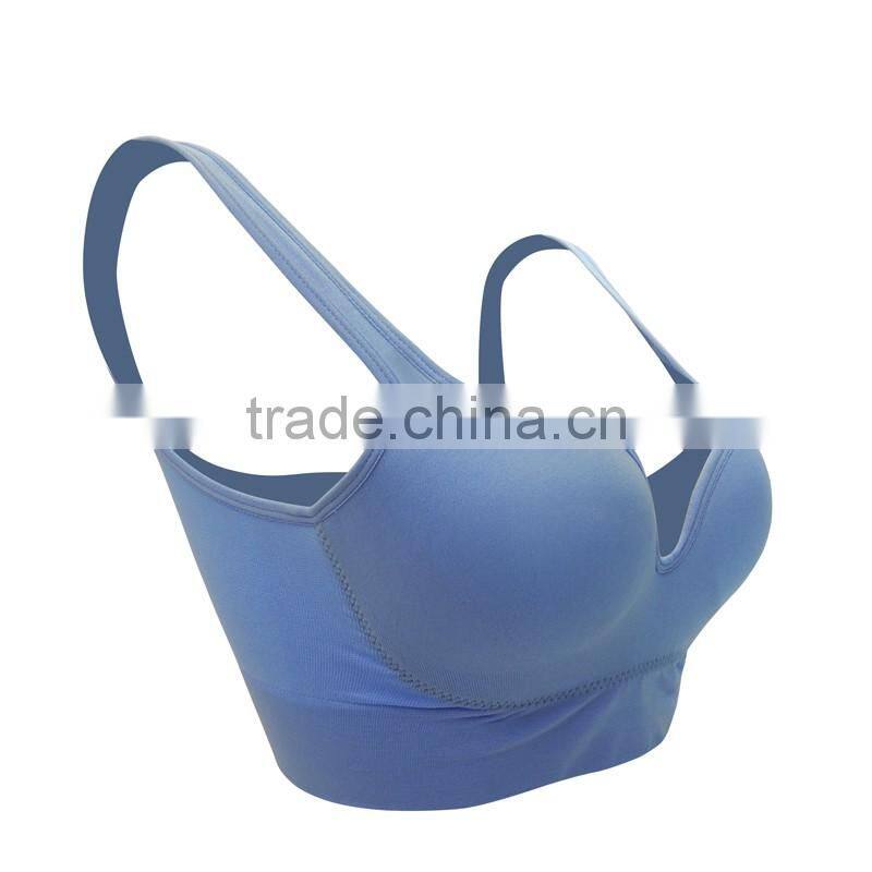 New style wholesale women fitness bra underwear brand ladies sexy seamless sports bra