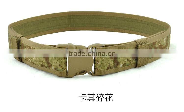 Strong nylon webbing and durable buckle military leather belt
