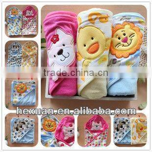 Animal Shapped 100% Cotton Baby Blanket, Good quality baby Blanket