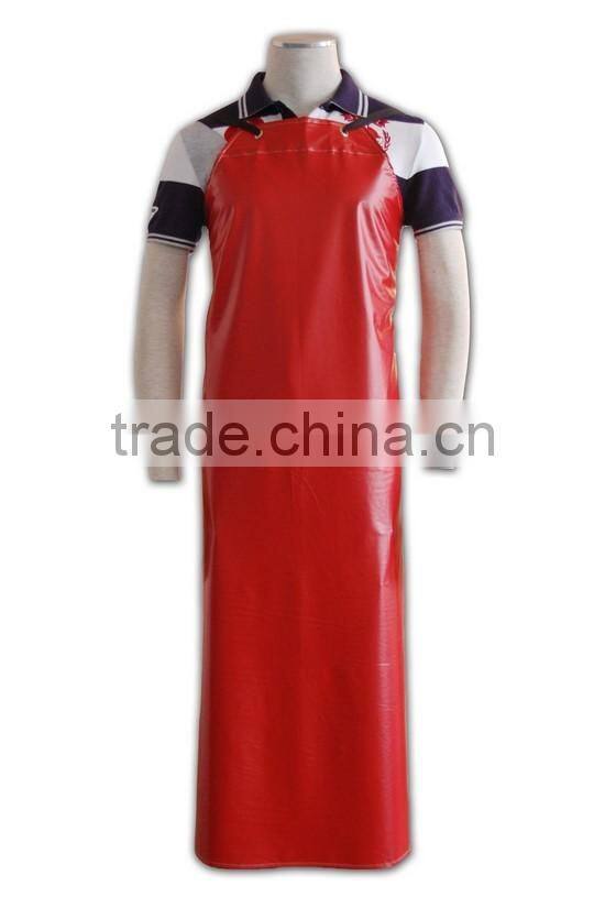 Water-proof PU leather apron for fish market