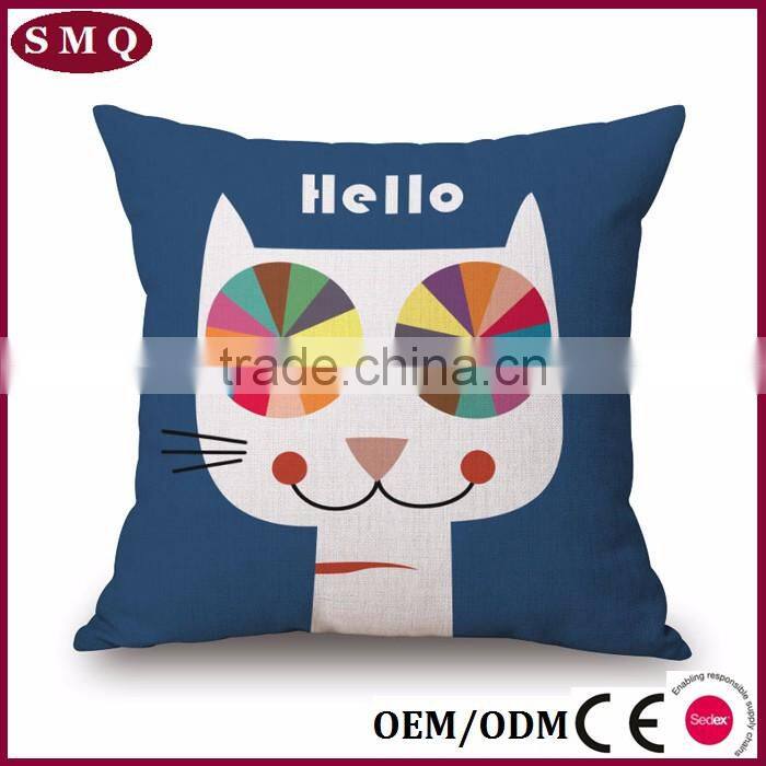 customized animal photo throw pillow cover