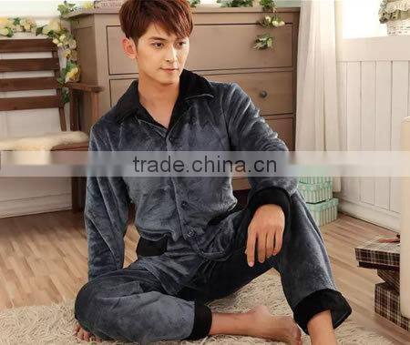 2015 wholesale men winter pajamas